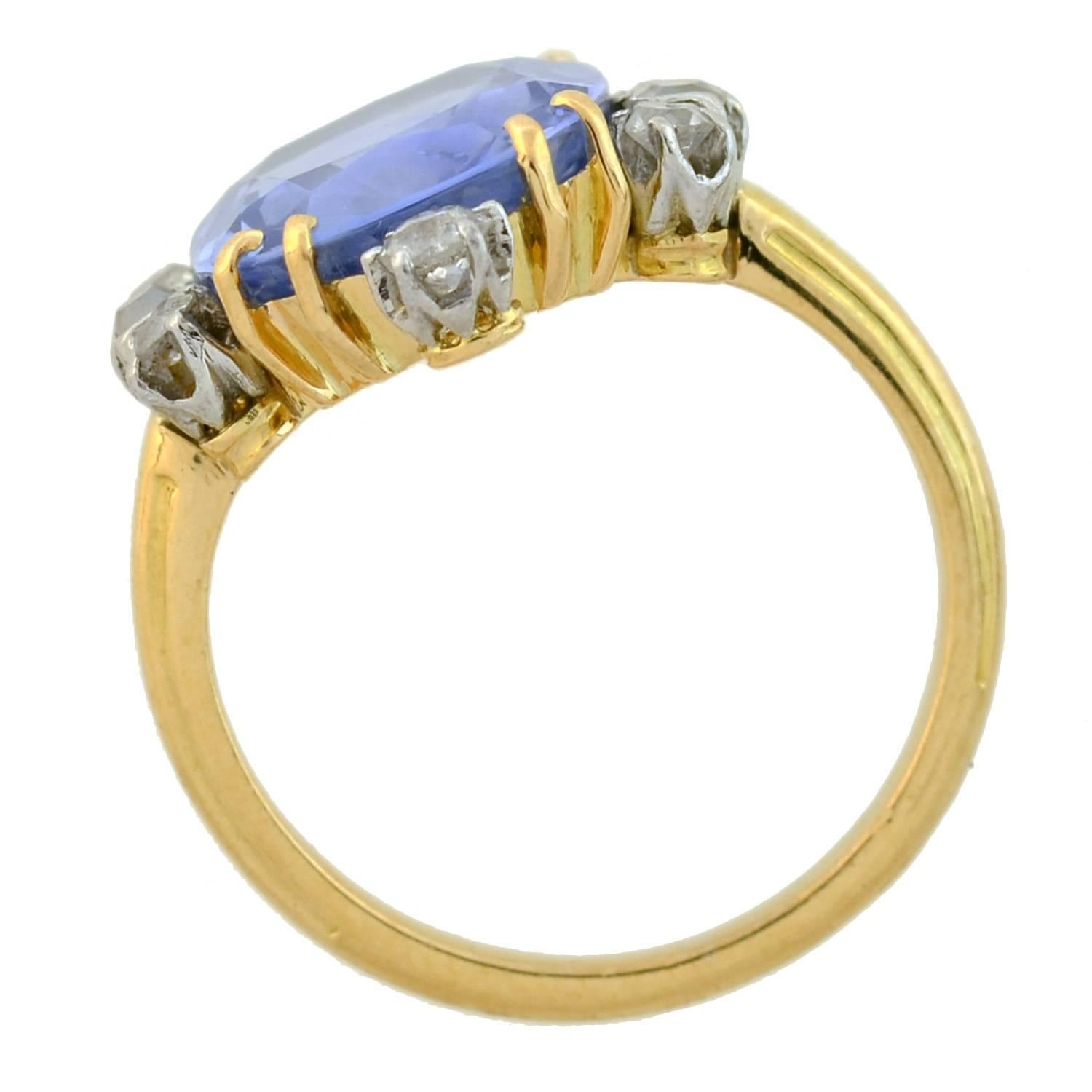 natural ceylon sapphire ring
