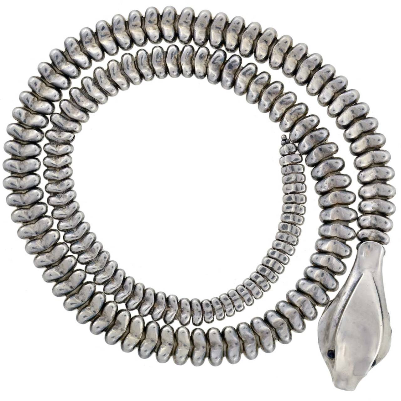 Elsa Peretti Snake Necklace - For Sale 