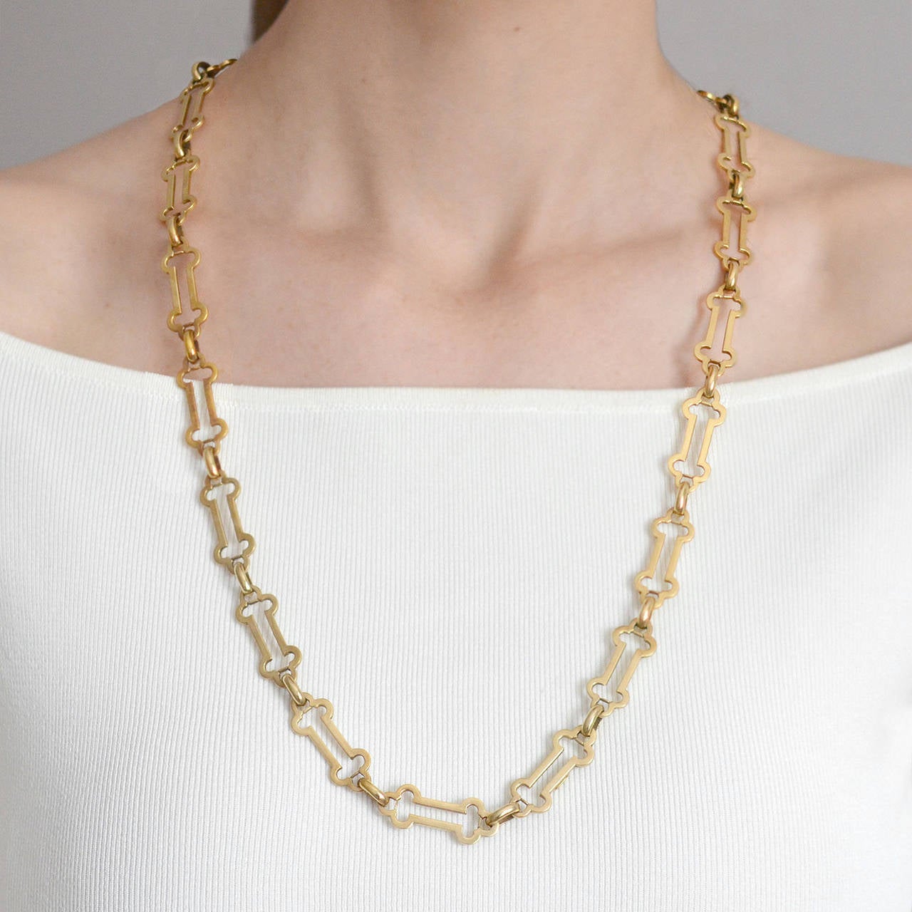 Tiffany & Co. Open Link Gold Chain 2