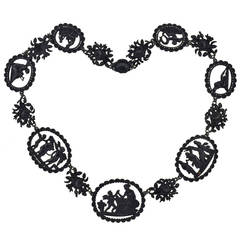 Exceptional Georgian Berlin Iron Link Necklace 1