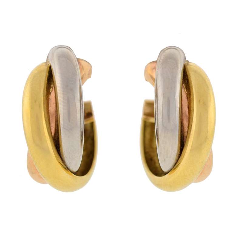 cartier clip earrings