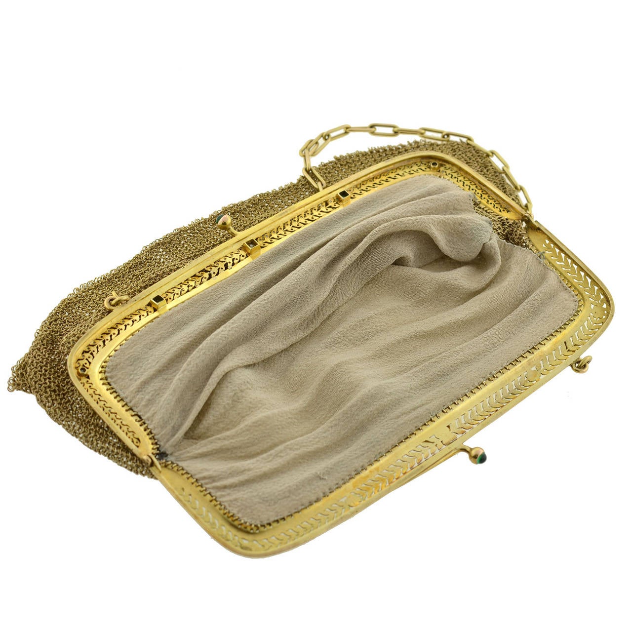 purse with diamond clasp