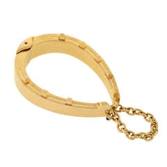 Antique Victorian Gold Good Luck Horseshoe Bracelet