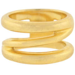 Tiffany & Co. Gold ZigZag Z Band Ring