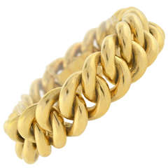 Heavy Gold Link Bracelet