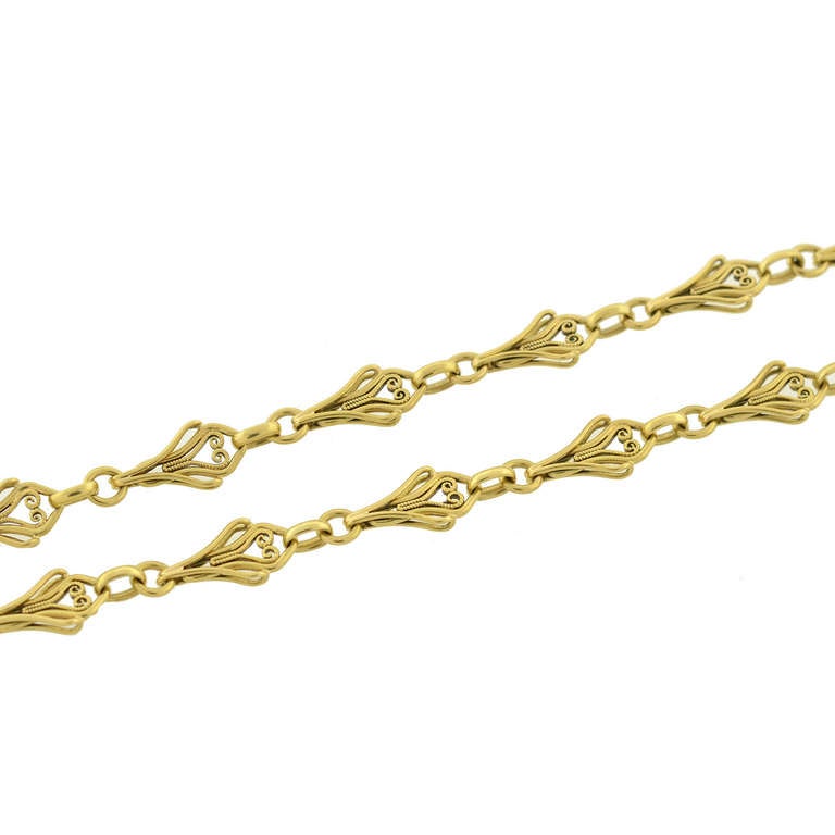 filigree link guard chain