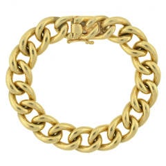 Tiffany & Co. Contemporary Gold Cuban Link Bracelet