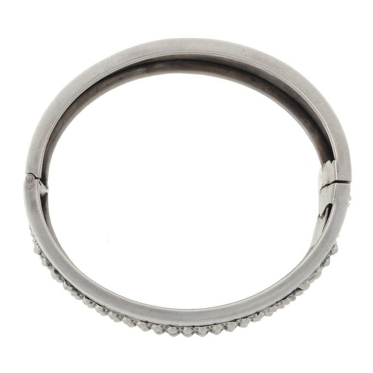 Tiffany & Co. Victorian Sterling Mixed Metals Bangle Bracelet 2