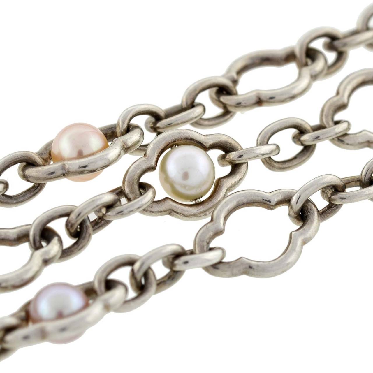 Women's Charles Krypell Fresh Water 80 Inch Pearl Chain Necklace