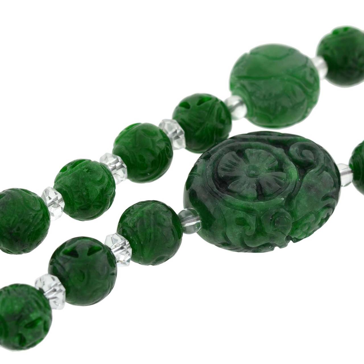jade rock necklace