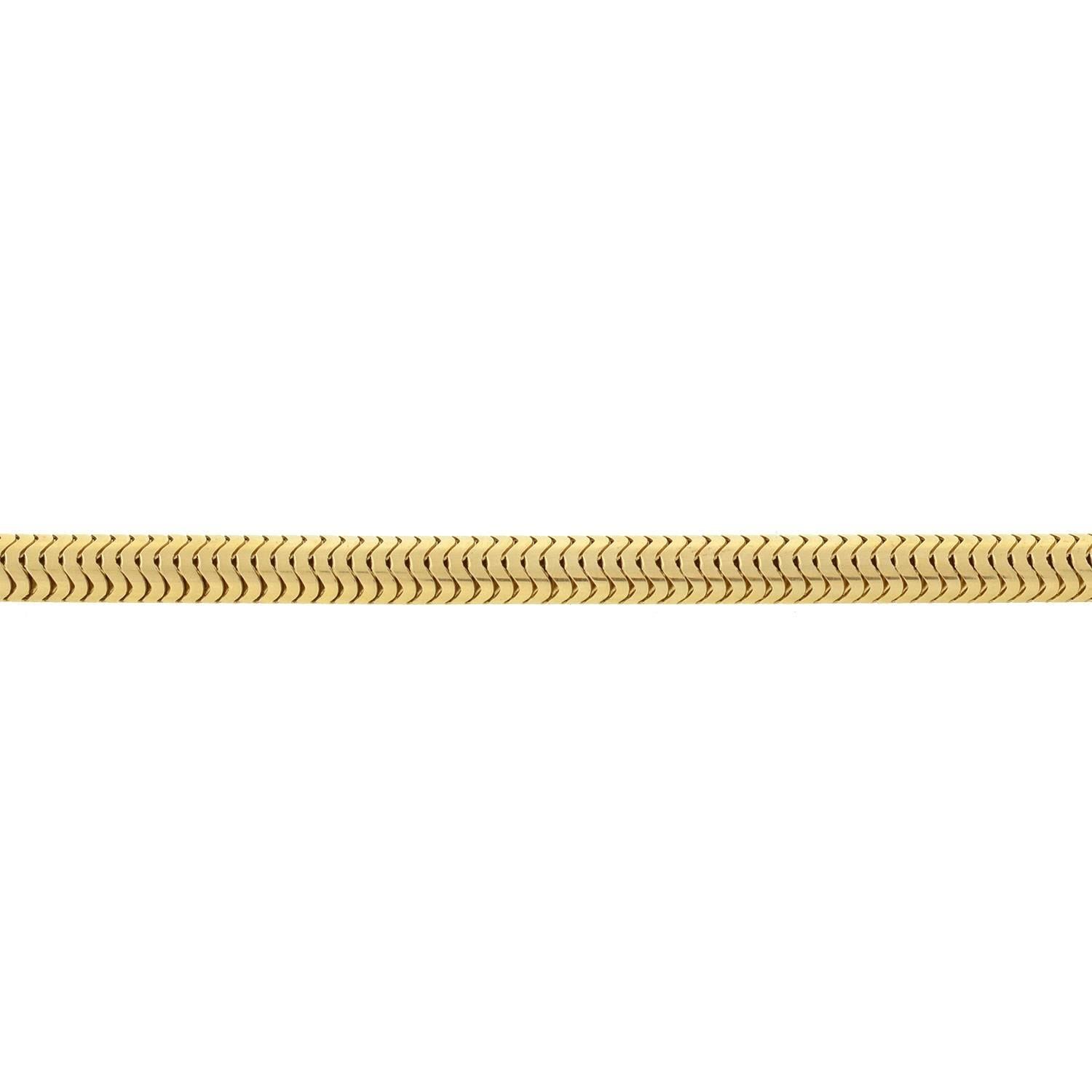 snake chain bracelet gold