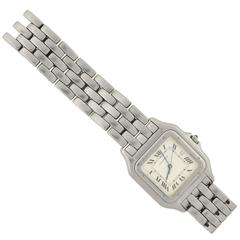 Cartier Contemporary Ladies Stainless Steel Swiss Watch