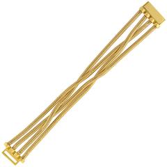 Tiffany & Co. Paloma Picasso Gold Multi Snake Chain Bracelet