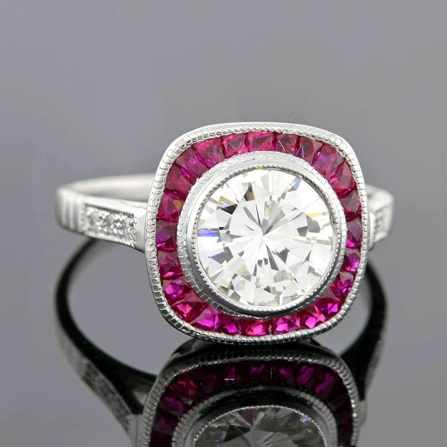 A spectacular diamond and ruby 