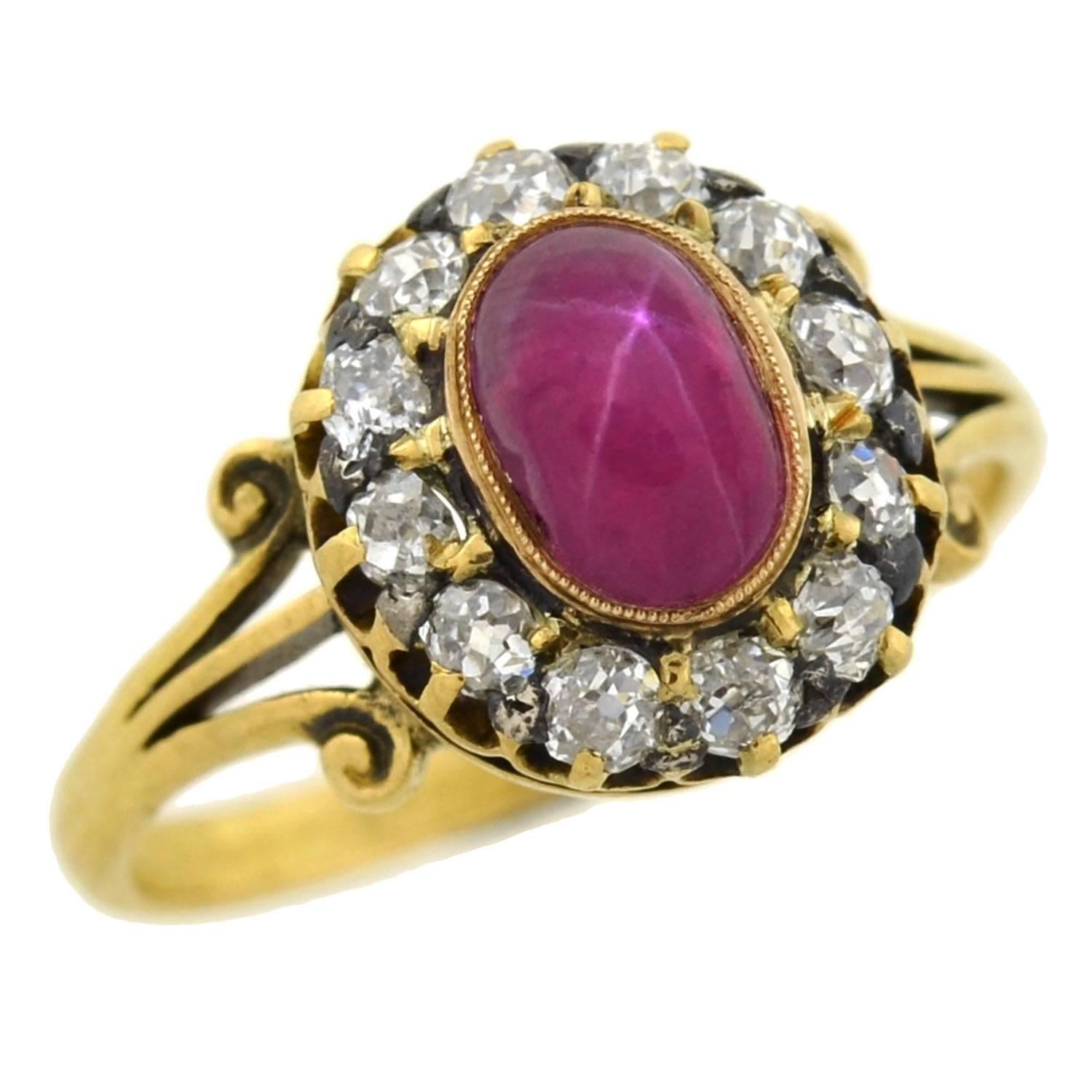 pink star ring