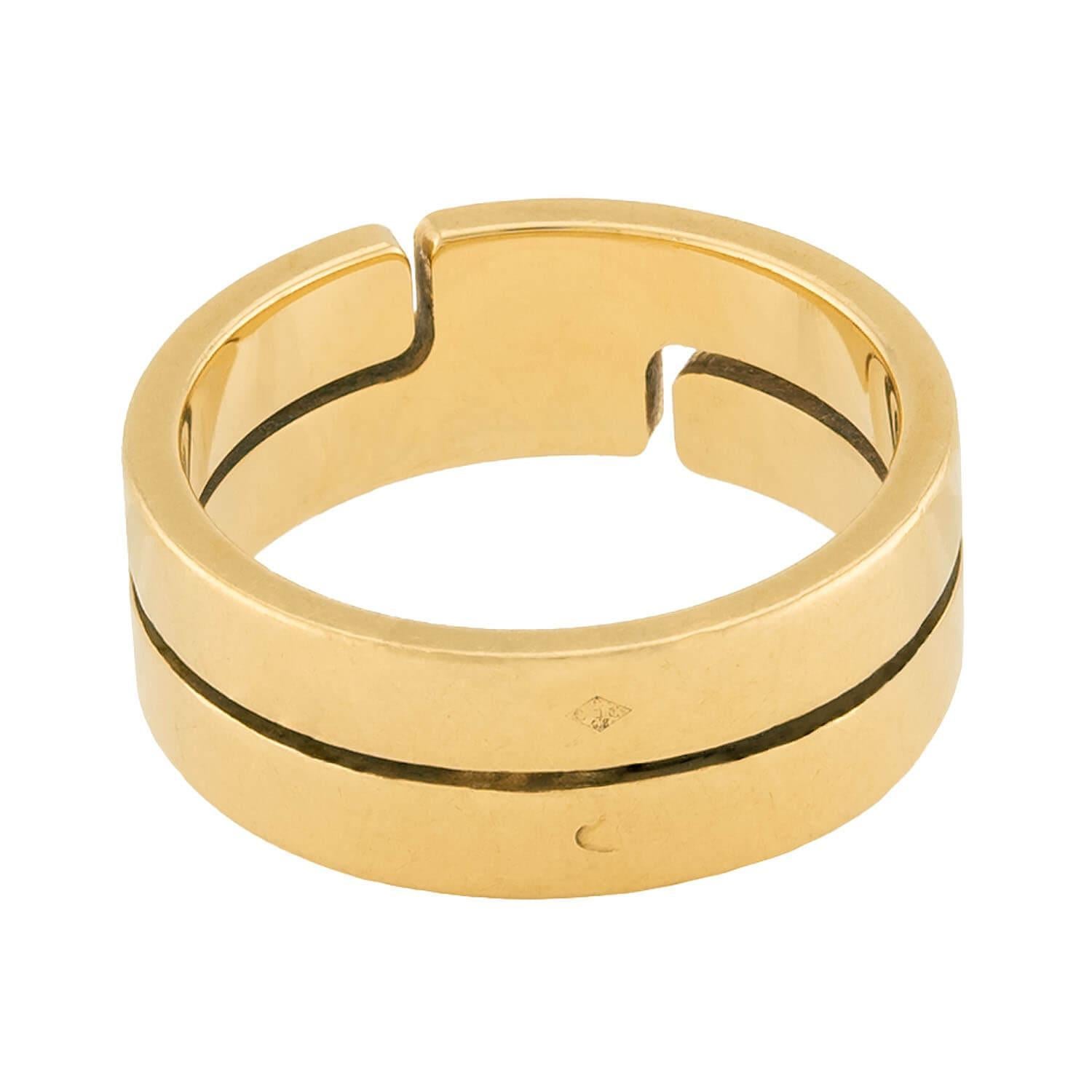 Rétro Banda DINH VAN Vintage 18k in vendita