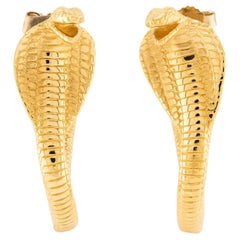 Boucles d'oreilles Cobra-Motif 19k Estate