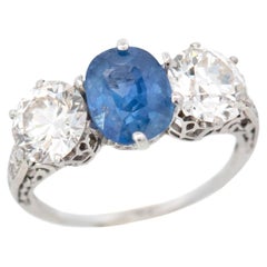 Anelli con tre pietre di diamante