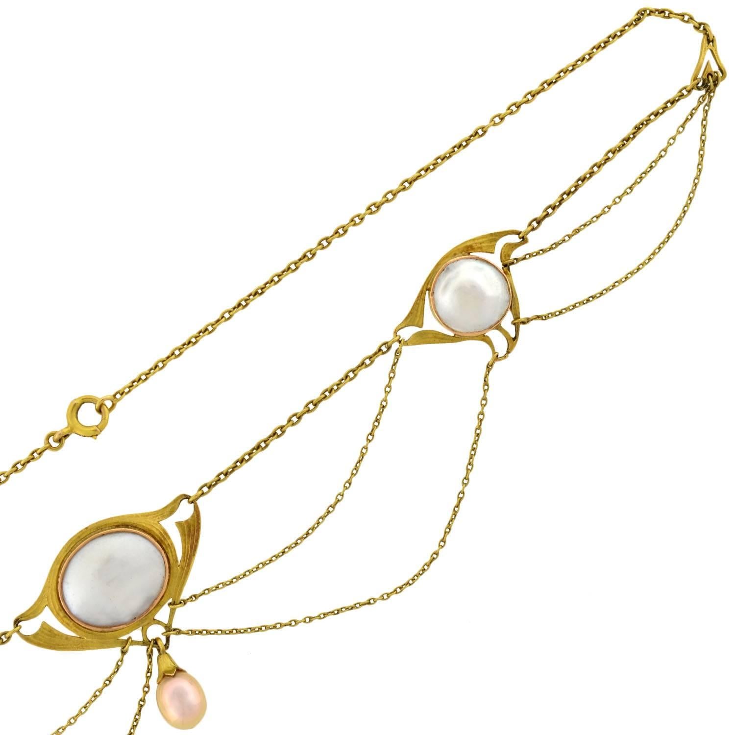 art nouveau necklaces for sale