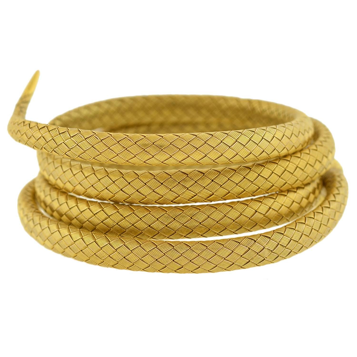 victorian snake bracelet