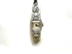 Hamilton Lady's Platinum Diamond Dress Wristwatch
