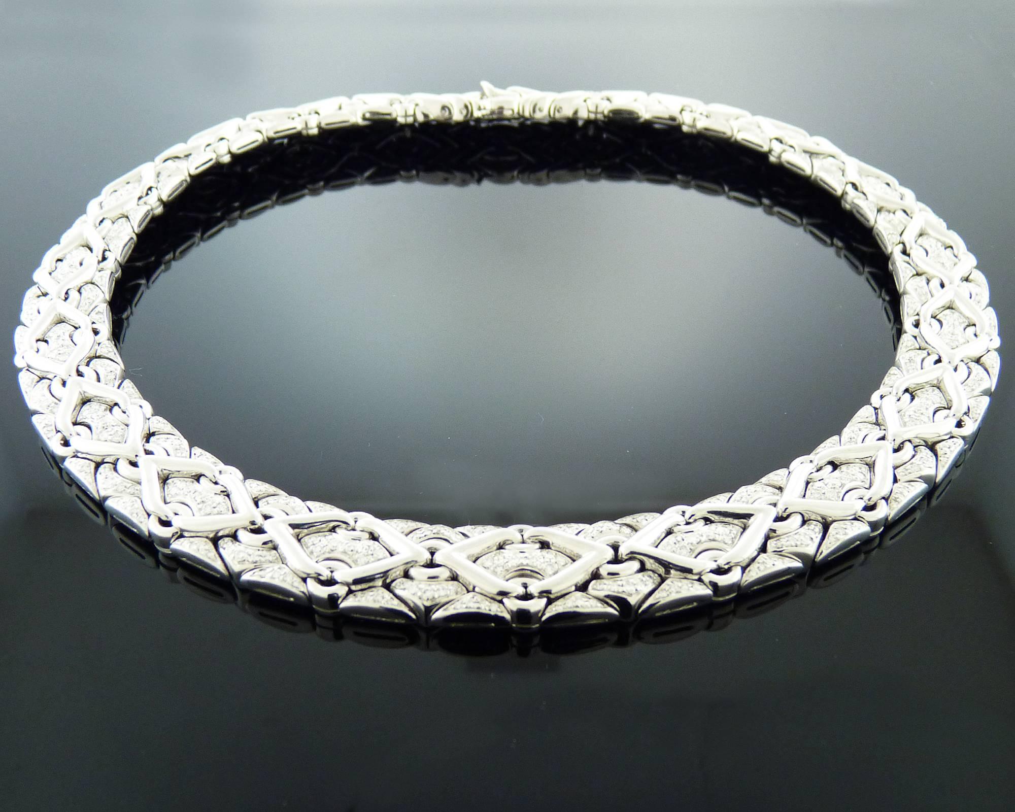 bulgari diamond necklace