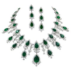 Spectra Fine Jewelry's Colombian Emerald and Diamond Demi Parure
