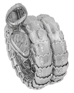 BULGARI Diamond Onyx Serpenti Watch: Luxury Timepiece with Diamonds and Onyx