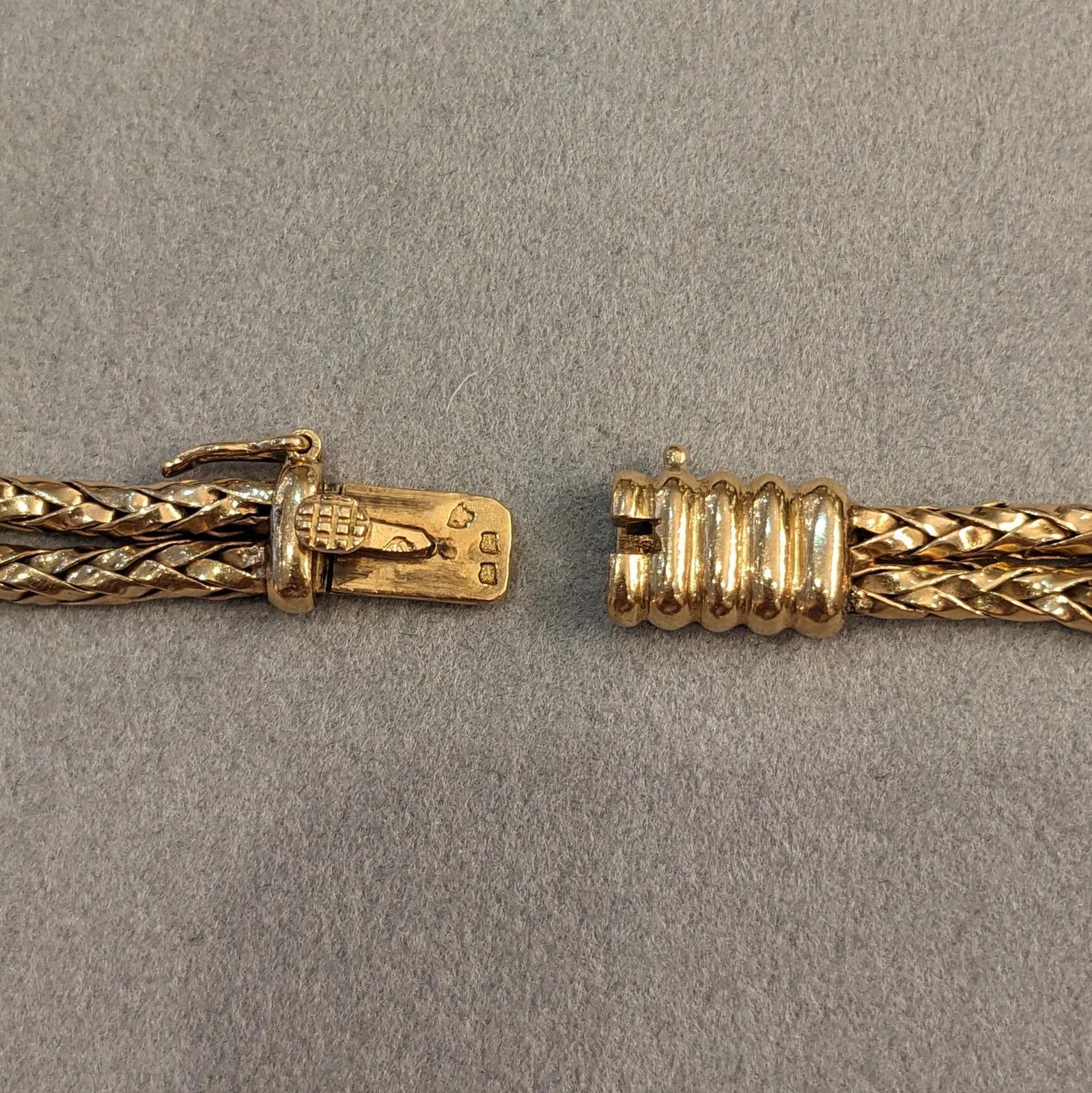 Collier en or jaune 18k et platine avec turquoise française, rubis et diamants en vente 4