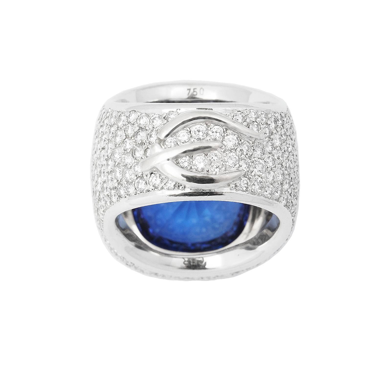 tanzanite pinky ring