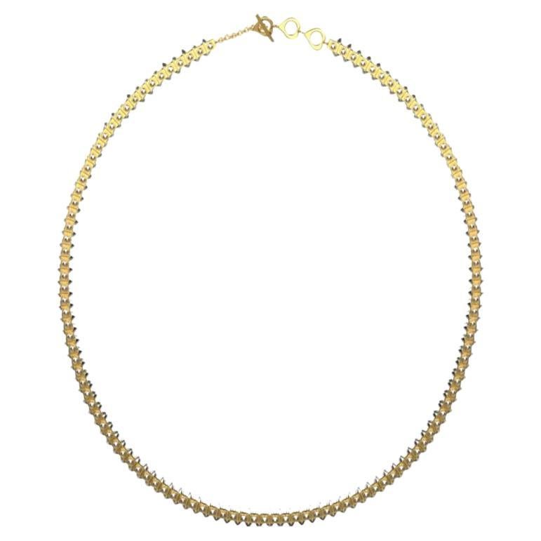 Serendipity Necklace, 18k Yellow Gold/White Gold For Sale