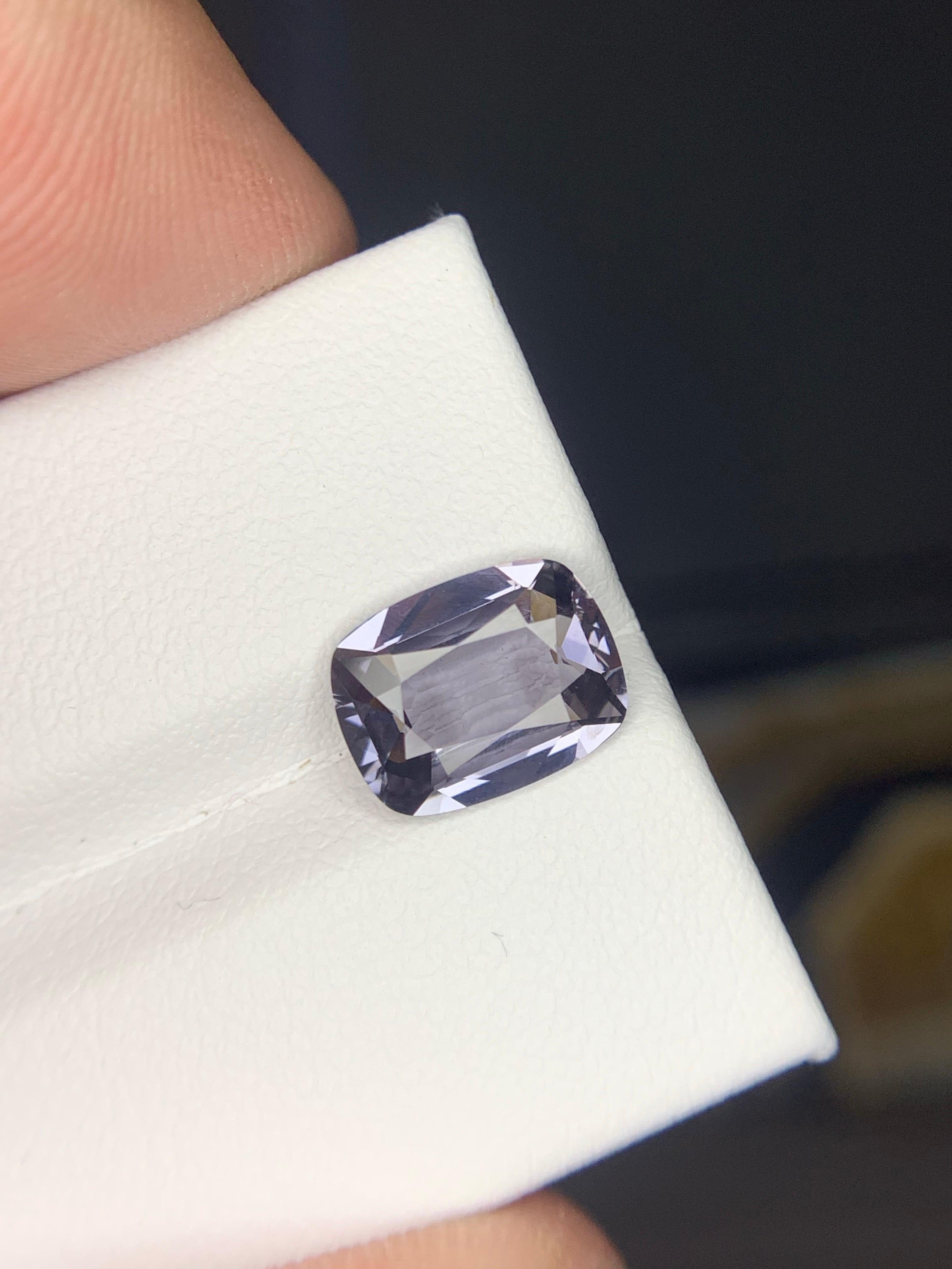 GFCO-zertifizierte 2,56 Karat natürliche lose grau blau Spinell aus Myanmar Mine im Angebot 10