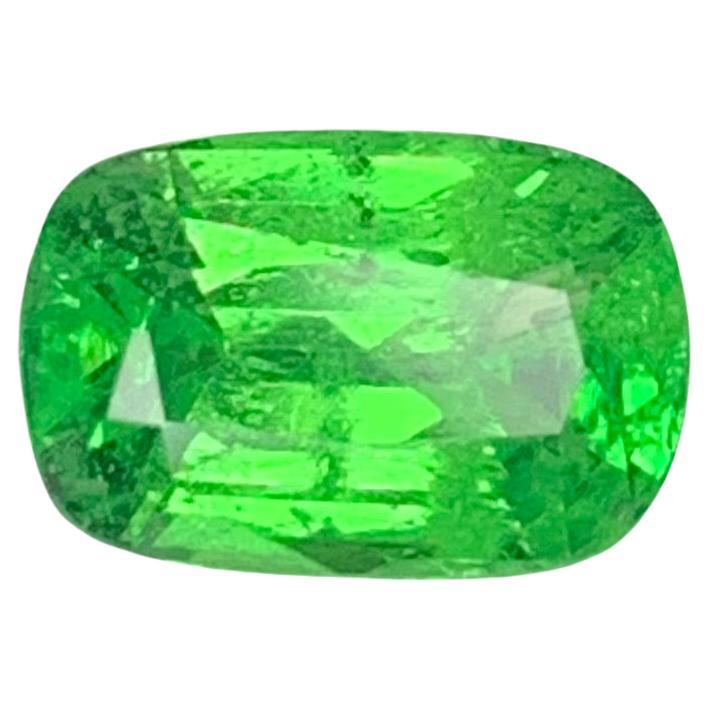 1.60 Carat Natural Loose Tsavorite Garnet Long Cushion Shape Gemstone (pierre précieuse en forme de coussin)