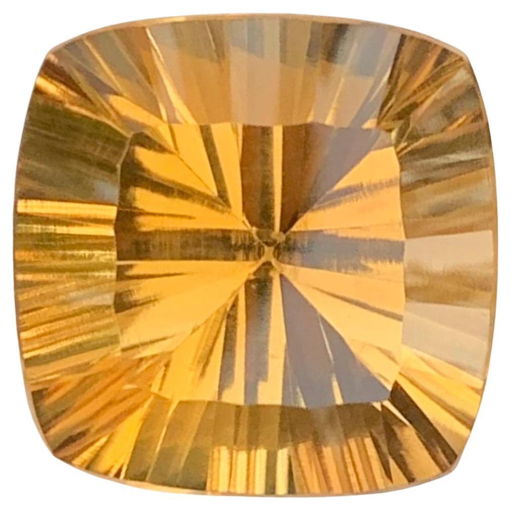 14.80 Carat Natural Loose Honey Citrine Square Shape Gemstone For Sale