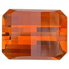 6.15 Carat Natural Loose Madeira Citrine Pixel Cut Gemstone