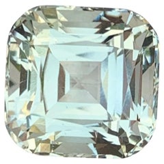 12.30 Carat Natural Loose Green Amethyst \ Prasiolite Square Shape Gemstone