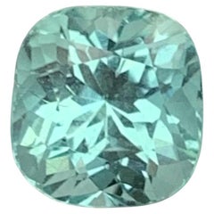 1.95 Carat Natural Loose Seafoam Tourmaline Cushion Shape Gemstone