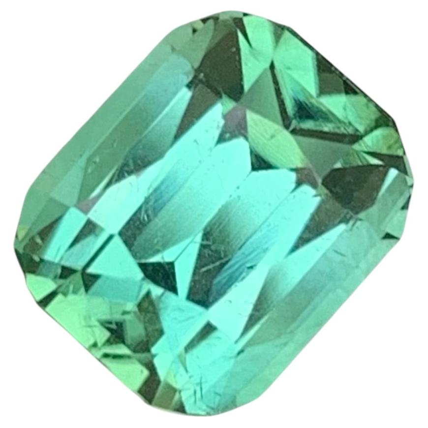 Pietra preziosa di tormalina blu-verde naturale sfusa da 3,15 carati