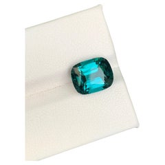 Gema de turmalina «Lagoon» de 4,80 ct con corte tipo cojín, procedente de Afganistán