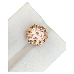 Imperial Topaz 7.55ct Hexagon Cut Gemstone, Golden Color, Pakistan