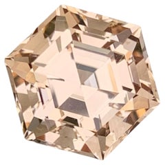 Imperial Topaz 7.55ct Hexagon Cut Gemstone, Golden Color, Pakistan