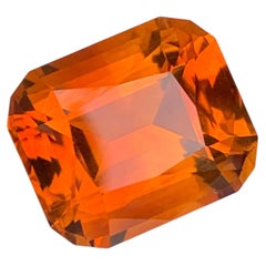 Cushion Cut 11.20ct Madeira Citrine Loose Gemstone, Brazil Origin