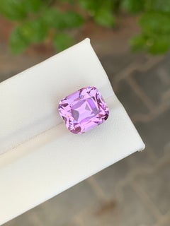 Kunzite 10.85ct Cushion Cut Gemstone, Natural Pink, Afghanistan Origin