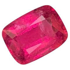 Rubellite Tourmaline 4.50ct Cushion Cut Gemstone, Afghanistan Origin