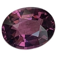 1.70ct Oval Purple Pink Spinel from Tanzania, Arts and Crafts Style