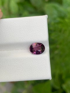 1.70ct Oval Purple Pink Spinel from Tanzania, Arts and Crafts Style