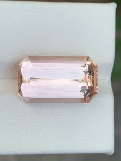 Imperial Topaz 11.30 Carat Emerald Cut Gemstone