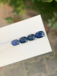 4.70ct Heated Bluish-Teal Sapphire Lot, Madagascar, Oval Cut