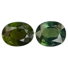 3.50ct Heated Green Sapphire Loose Gemstone, Oval Cut, Madagascar