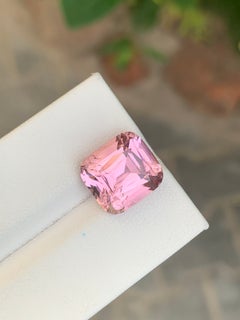 Pink Tourmaline 6.55 Carat Loose Gemstone From Afghanistan Inclusion Present